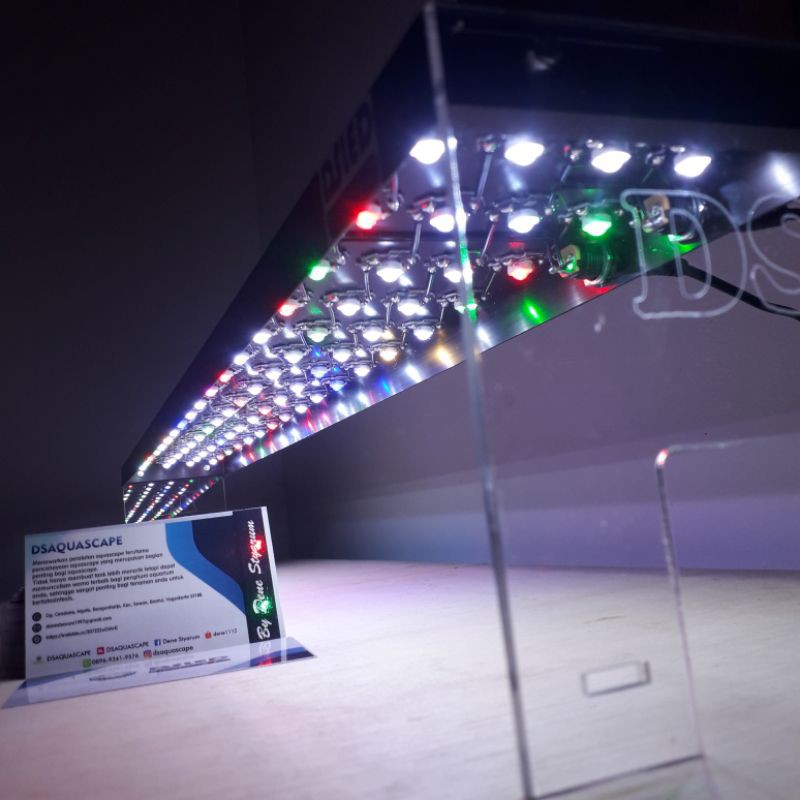 Lampu aquascape led hpl 36 watt diy ukuran 70cm, 80cm, 90cm, 100cm
