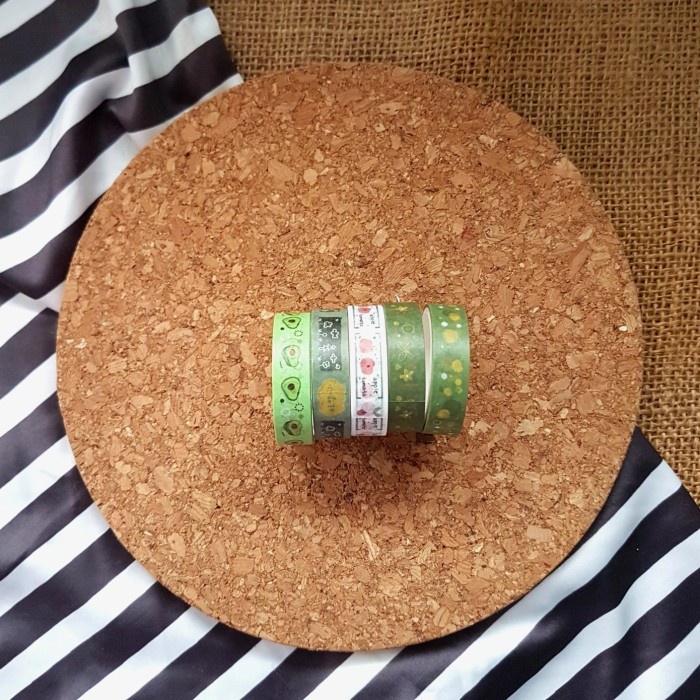 

Trendi 5Pc Washi Tape Seri Green Avocado Hemat