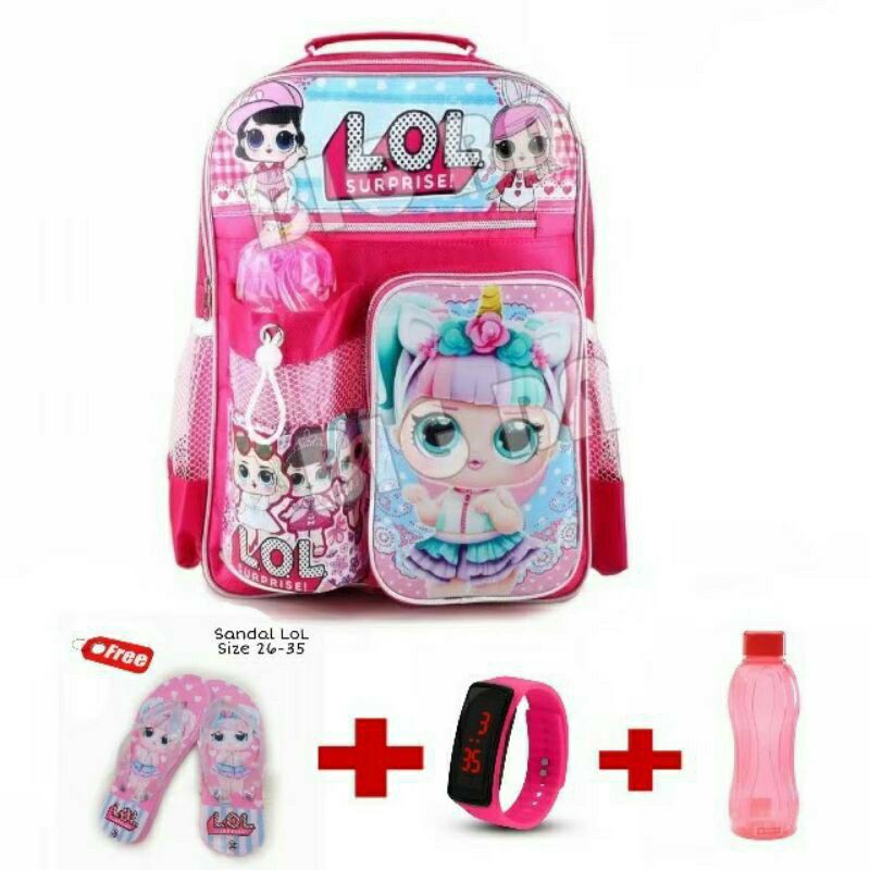 tas rangsel sekolah lol frozen hello kitty tas sekolah sd dan tk