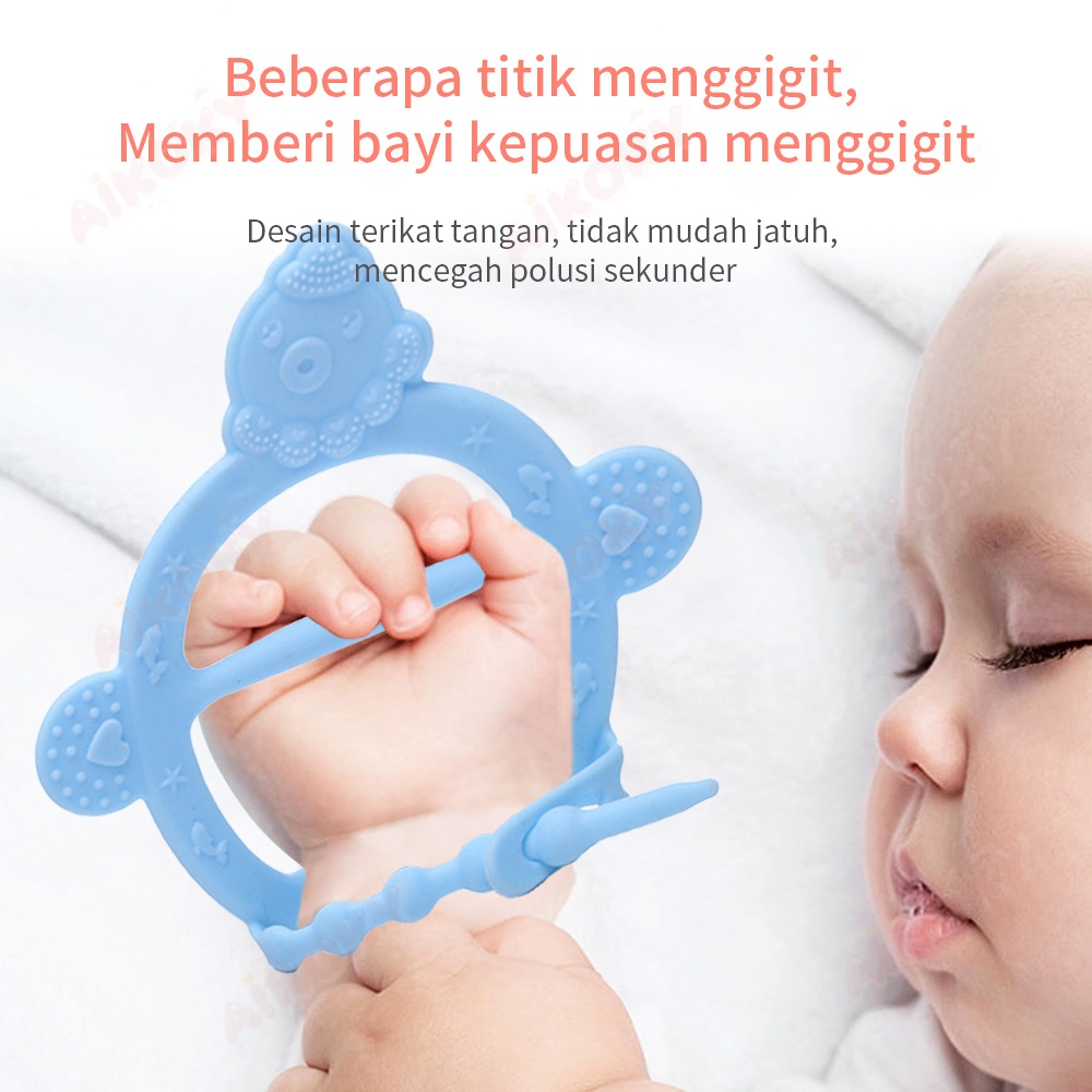 AIKOKY Gigitan bayi teether gelang/Teether bayi gelang BPA Free