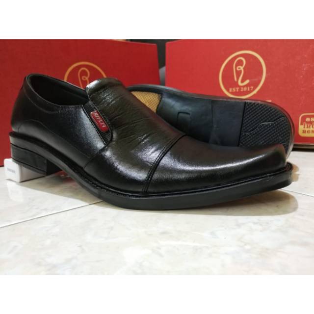 Sepatu Pantofel Pria Formal Kulit Sapi Asli Murah 100% Original