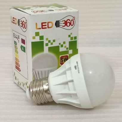 Lampu Led Bola Murah Hemat Merk 360 (3/5/7/9/12/15W)