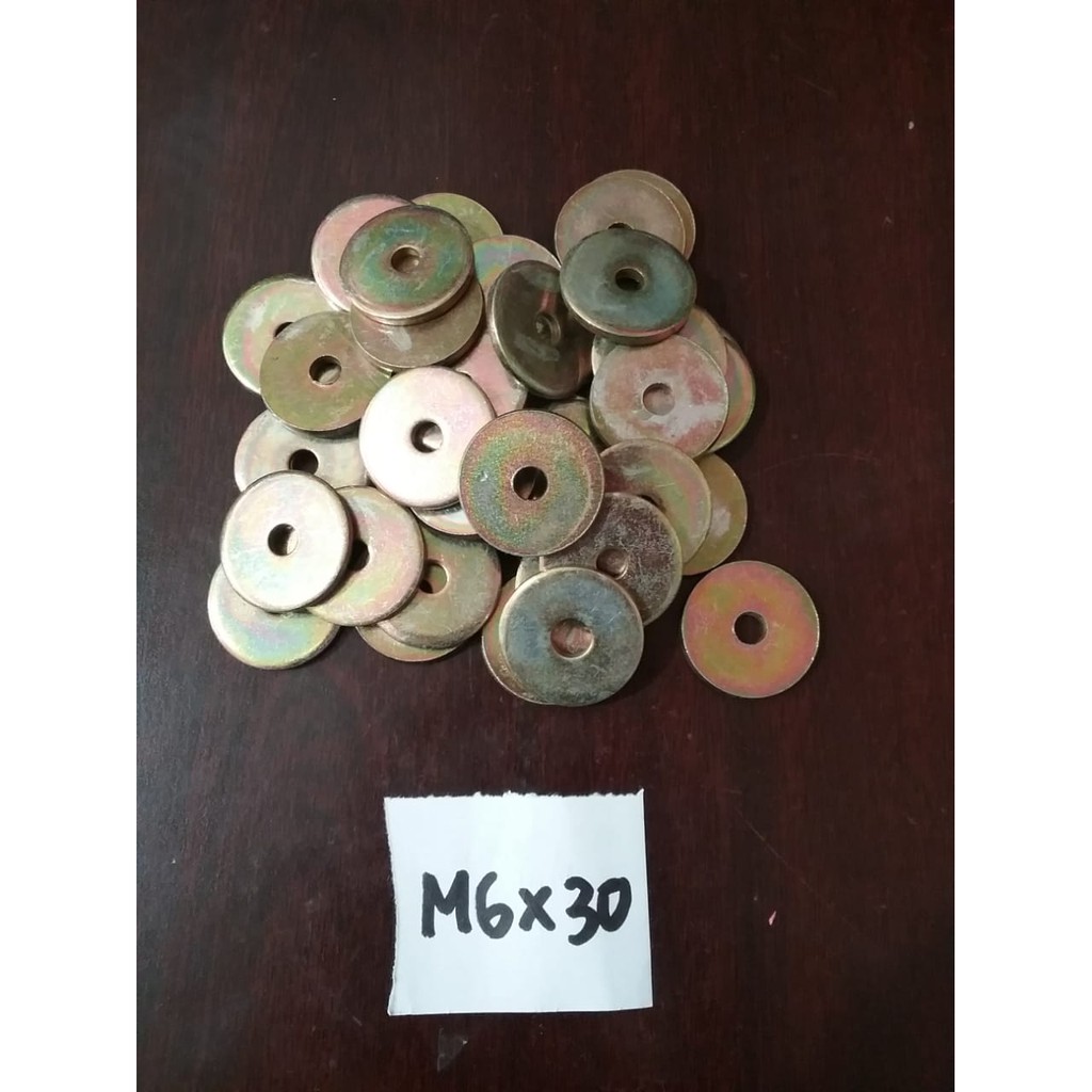 RING PLAT M6x30 - RING PLAT BAUT M6x30 ISI 50 PCS