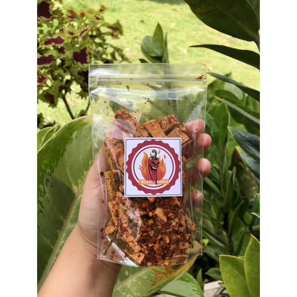 BASRENG BASO GORENG STICK PEDAS DAUN JERUK VIRAL 50-100gr-50gr