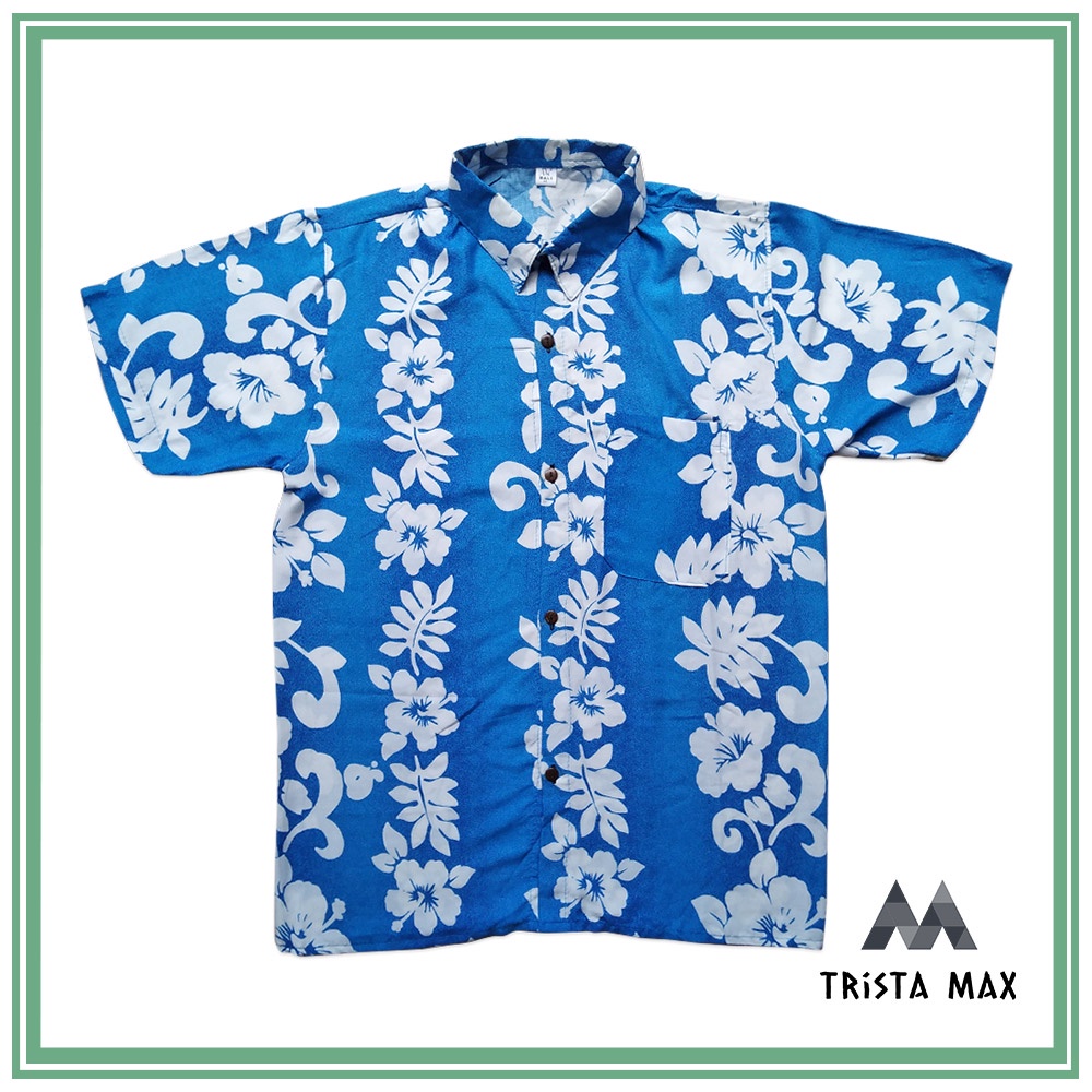 Baju Pantai Terbaru - Kemeja Pantai Shopee - Kemeja Pantai Warna Biru - Reseller Kemeja Pantai Murah