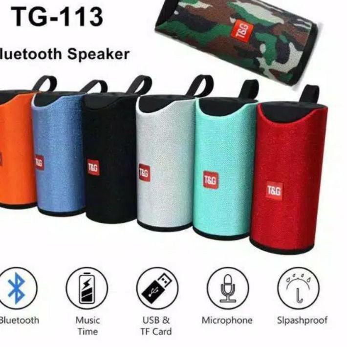 Bagus Speaker Bluetooth TG-113 JBL Music Box Panjang BT Wireless Portable Extra Bass, Qlt...