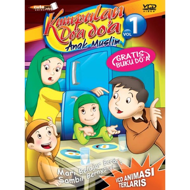 VCD Belajar Huruf Hijaiyah Vol 2 Animasi Anak Muslim