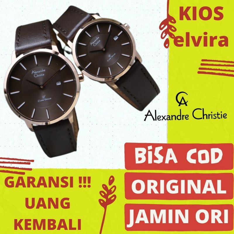 ORIGINAL JAM TANGAN COUPLE ALEXANDRE CHRISTIE ORIGINAL ALEXANDER CHRISTIE COUPLE ORIGINAL AC8653