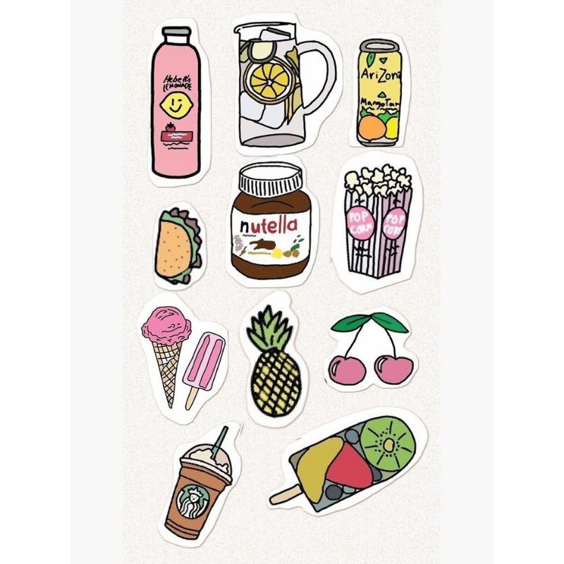 

[part 1] Stiker Aesthetic/stiker Tumblr/stiker murah [Beli 5 gratis 1]