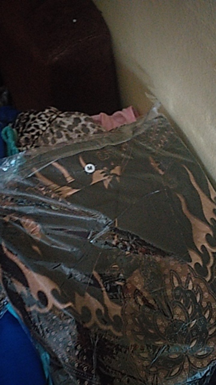 Bswart Batik Hrb026 Kenongo Hem Pendek Padi Pekalongan M L Xl Batik Pria Murah Modern Grosir