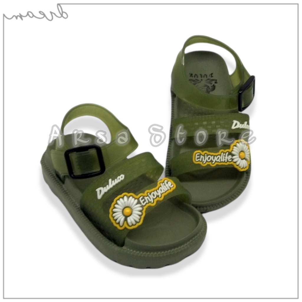 Promo Sandal Anak Baby Perempuan Terbaru / Sendal BATITA Anak Cewek Tali Belakang Umur 1 - 3 Tahun