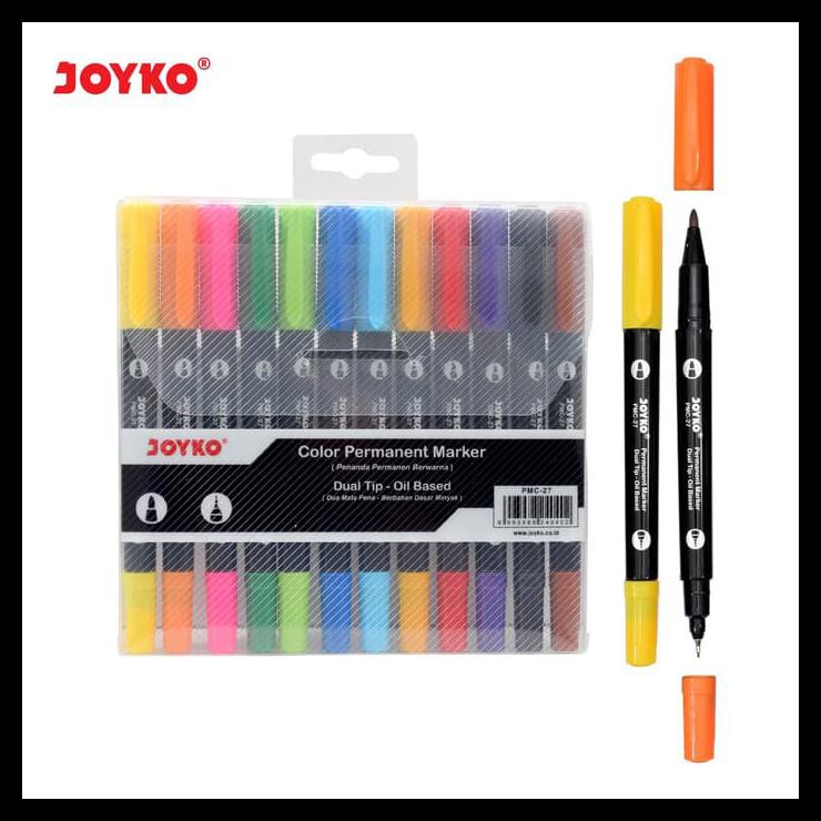 

BANTING HARGA COLOR PERMANENT MARKER / PENANDA PERMANEN BERWARNA JOYKO PMC-27 PERALATAN MELUKIS
