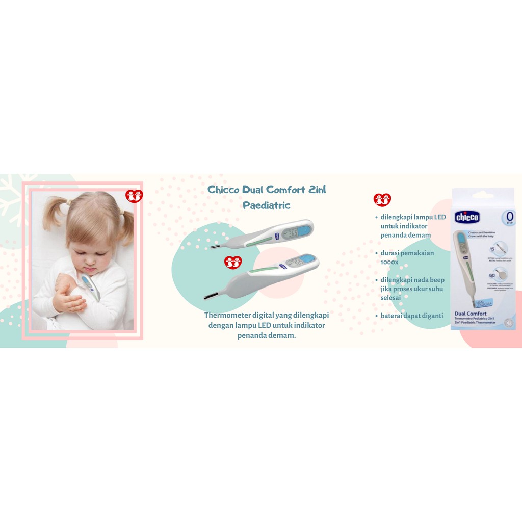 CHICCO Dual Comfort 2in1 Paediatric Thermometer