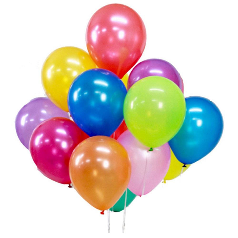 Ballon Latex Metallic Doff Warna Warni Mix Colour Balon Karet Tiup Pastel