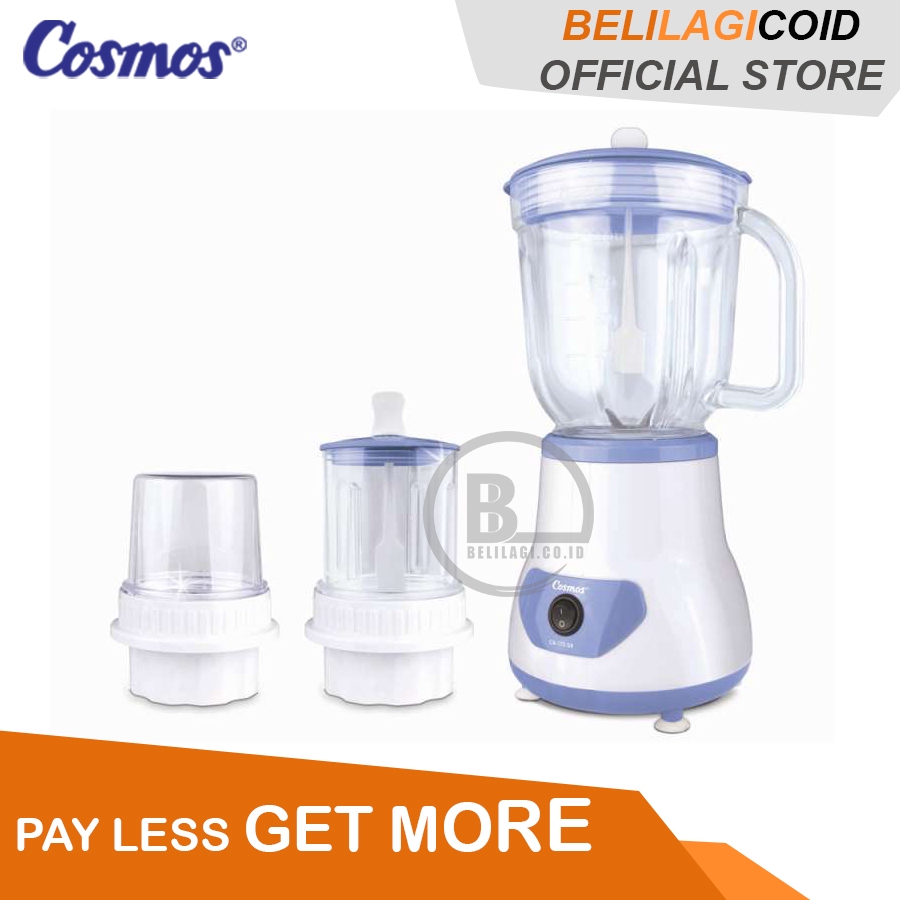 Cosmos Blender Kaca 3in1 CB 172 GR / Blander Cosmos CB-172GR / Blender Murah Cosmos 3in1 KACA CB172G