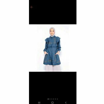 Kemeja Tunik Motif Cendana Merk ZM Zaskia Mecca New Ori Limited Edition