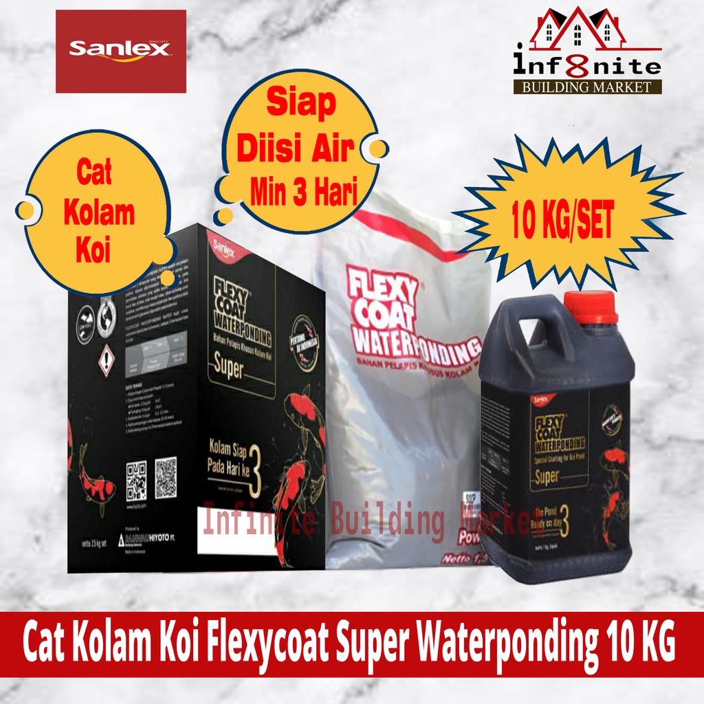 Cat Kolam Koi Flexycoat Super Flexy Coat Waterponding 10 KG