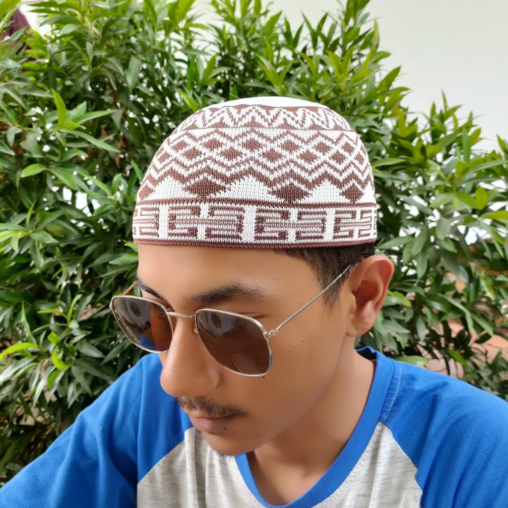 Peci Rajut Motif / Peci Haji / Peci Murah / Peci / Kopiah