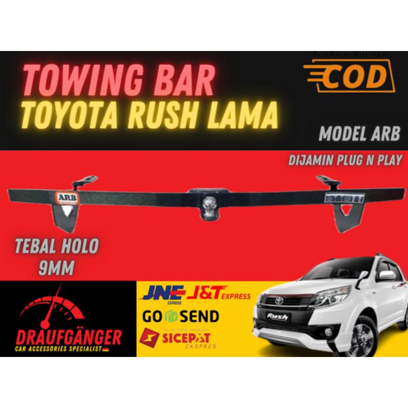 TOWING BAR TOYOTA RUSH LAMA SPECIAL REQUEST DIJAMIN PNP BERKUALITAS