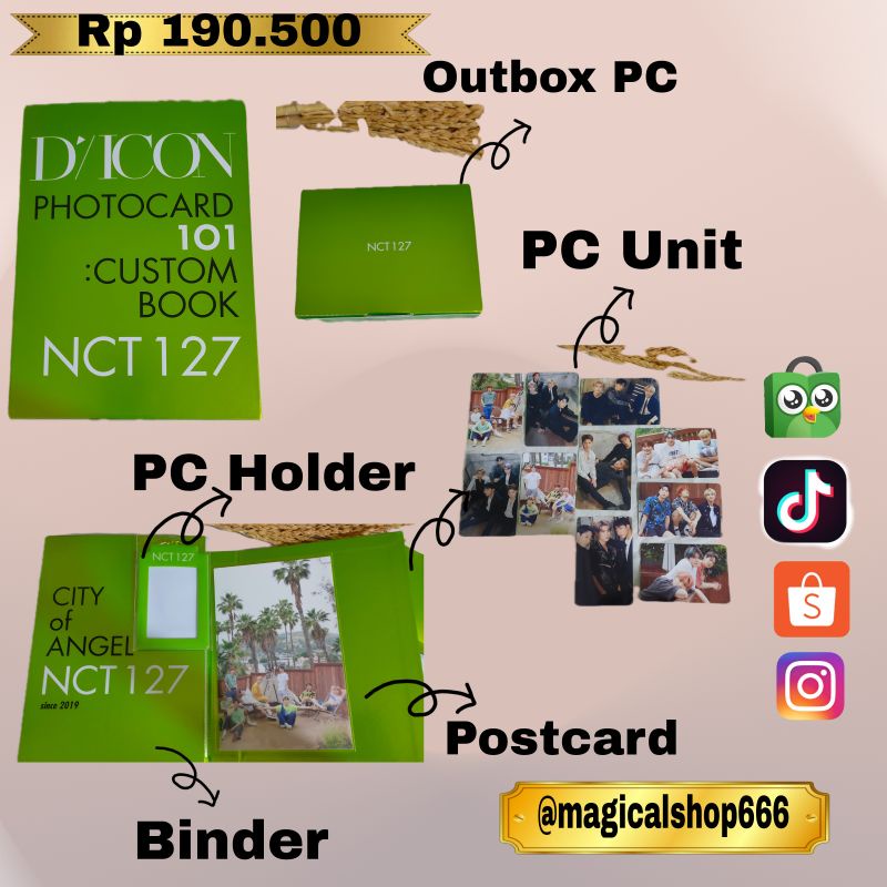 (READY) Dicon 101 NCT 127 Binder, etc