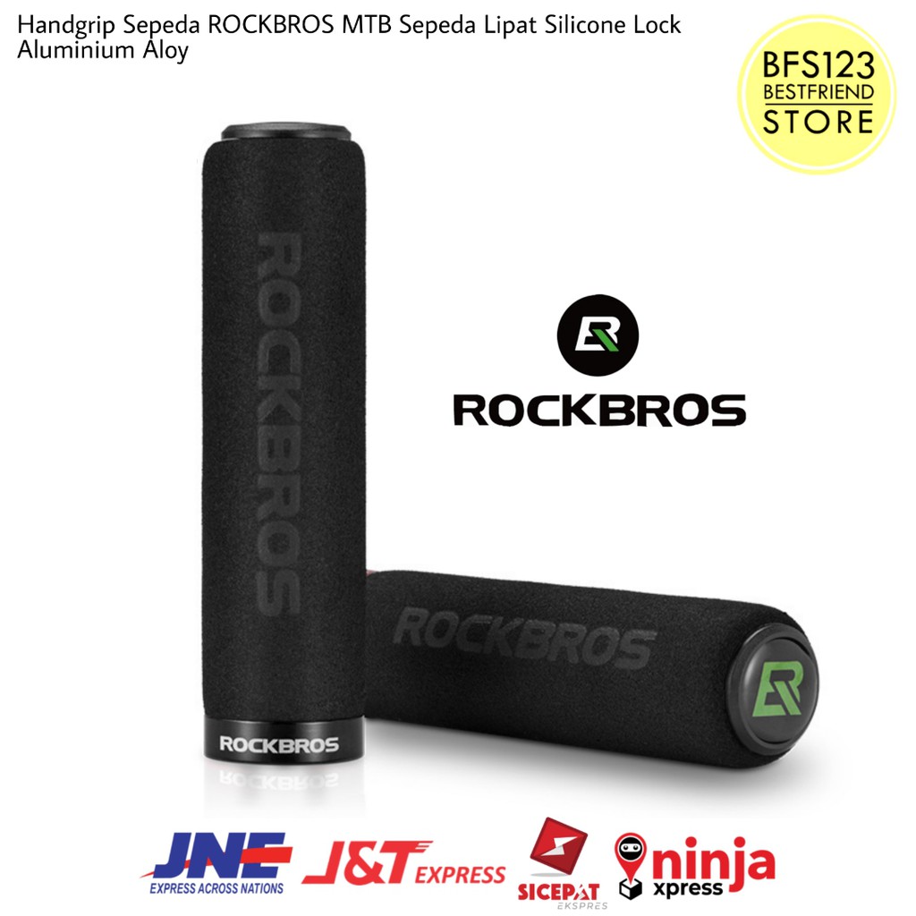 Handgrip Sepeda ROCKBROS MTB Sepeda Lipat Silicone Lock Aluminium Aloy