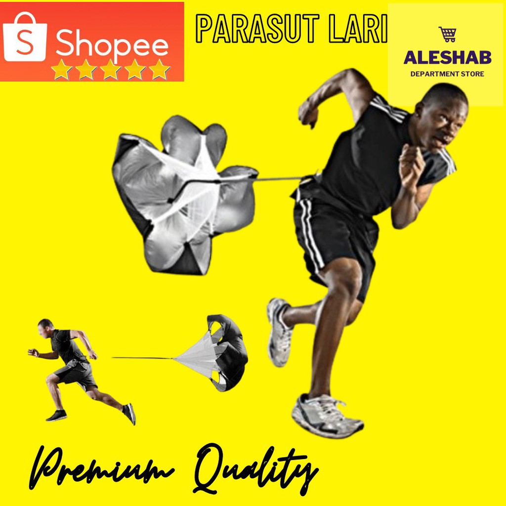 (COD) Parasut Lari Olahraga Lari Speed Chute Parasut Latihan Lari