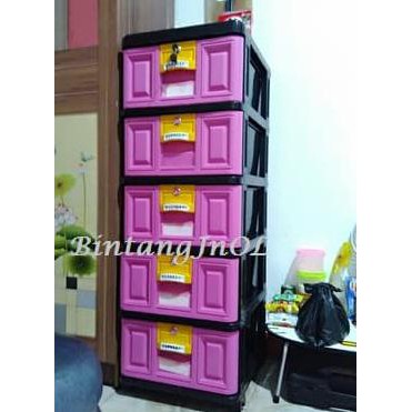 Lemari Plastik Napolly 5 Susun 5 Laci TERUJI