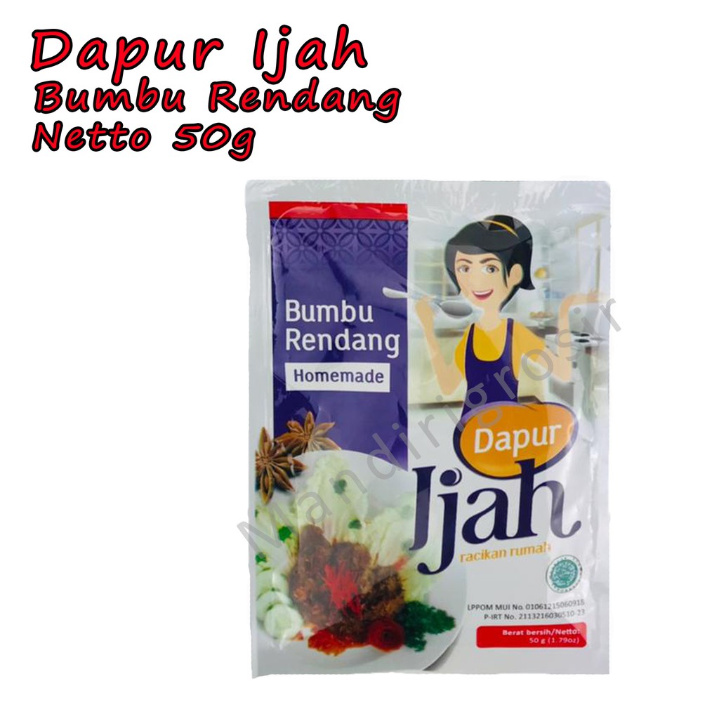 Bumbu Rendang *Dapur Ijah * Bumbu * 50g