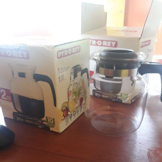 Teko Kaca Penghangat Kopi Teh