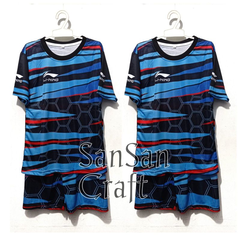 Baju Badminton Anak Laki-laki (satu setel)