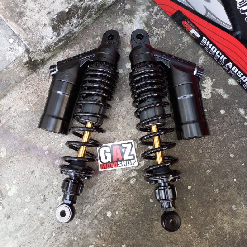 Shock Tabung Ride IT GP 277 RDC Double Klik Black As Gold 280 320 340 mm Klik Shockbreaker Skok Belakang Tabung CB GL MP RX King Supra X W175 FizR Jupiter