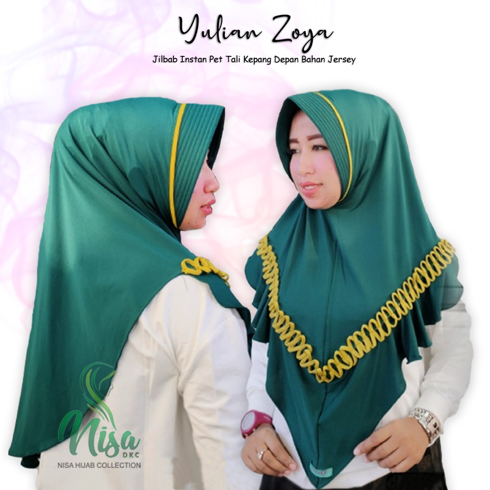 Jilbab List Yulian Zoya Hijab Jersey