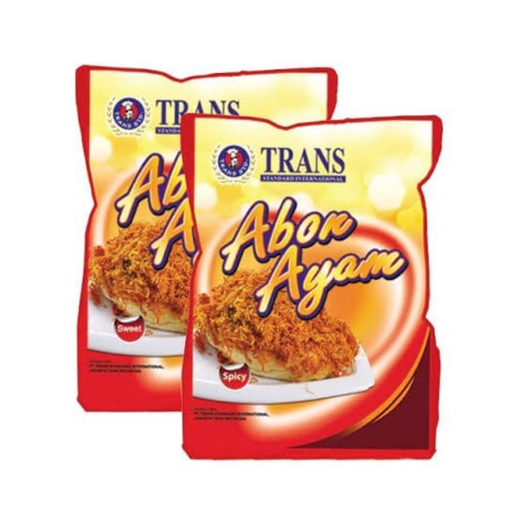 

Abon Ayam Pedas - Trans Abon Ayam Pedas 1kg - Spicy Chicken Floss Topping Roti