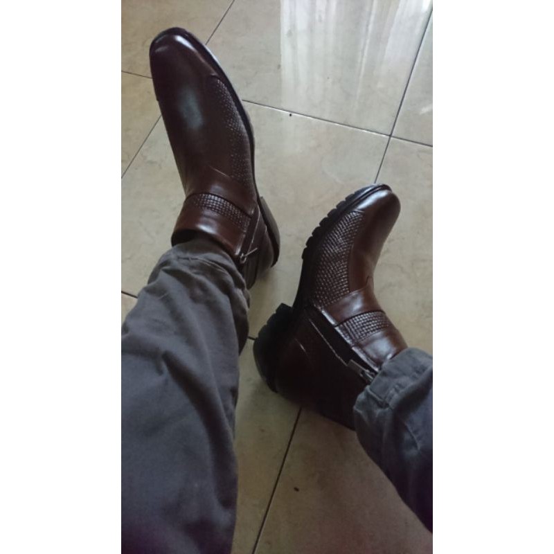 SEPATU KULIT PRIA DEWASA SEPATUPRIA SEPATUKULIT SEPATU BOOTS PRIA SEPATU PDH PRIA SEPATU POLISI