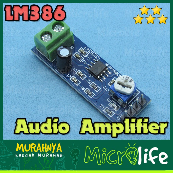 LM386 Audio Amplifier Module