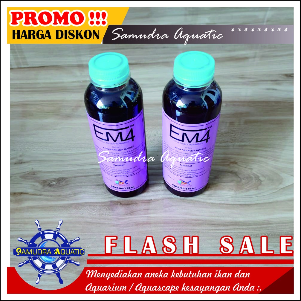 Probiotik EM4 Perikanan dan Tambak (250 ml)