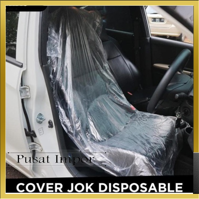 Cover Jok Mobil Disposable Sarung Interior Plastik Detailing Bengkel