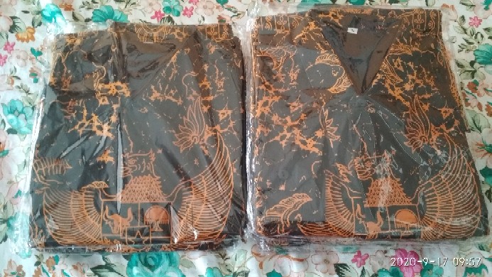 Batik Pria | Garuda Pancasila Kemeja Batik Pria Solo Lengan Panjang Motif Best Seller Asli Halus