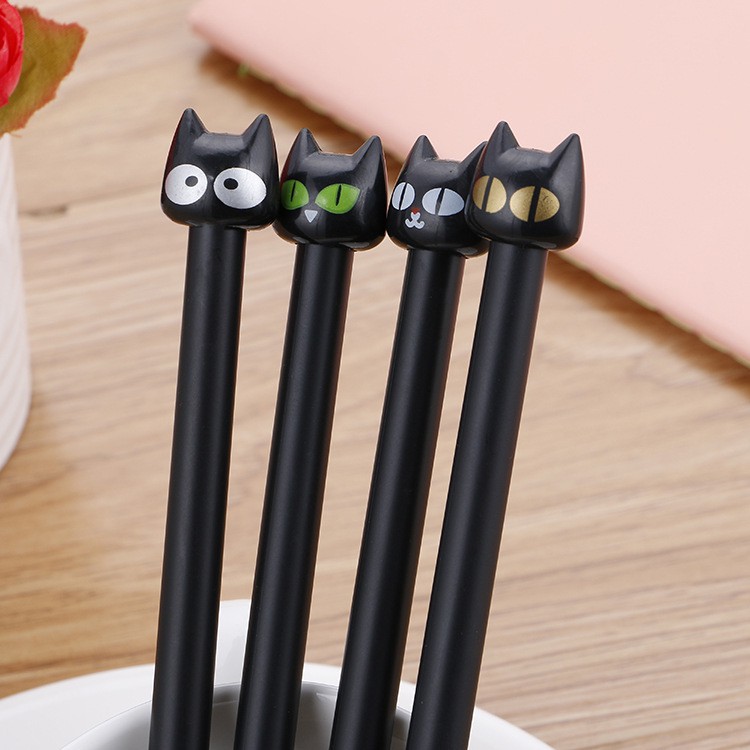 

Selusin Pena Kucing Hitam / Pulpen Black Cat