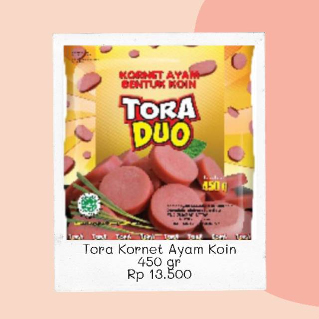 Tora Duo Kornet Ayam Koin 450 gr