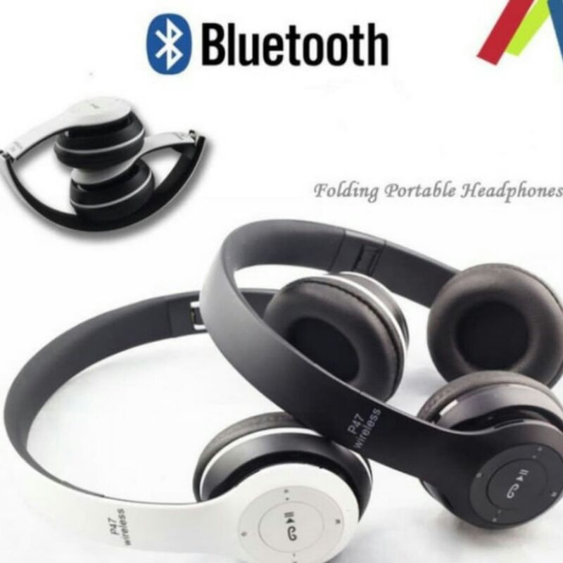 Handsfree Headset  Bando Bluetooth P47 Wireless Super Bass