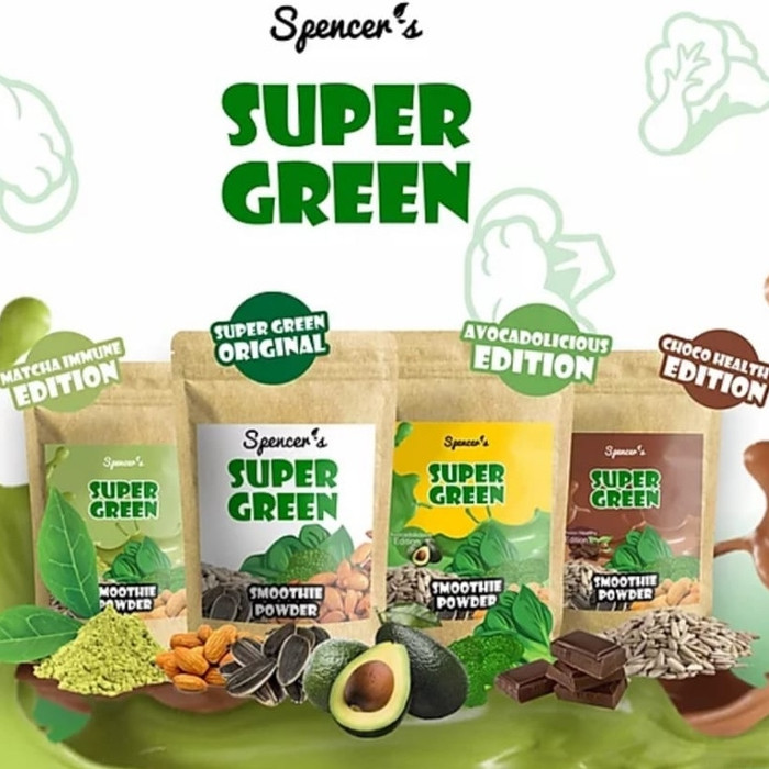 

SPESIAL - SUPER GREEN SMOOTHIE POWDER BY SPENCER'S, - ORIGINAL