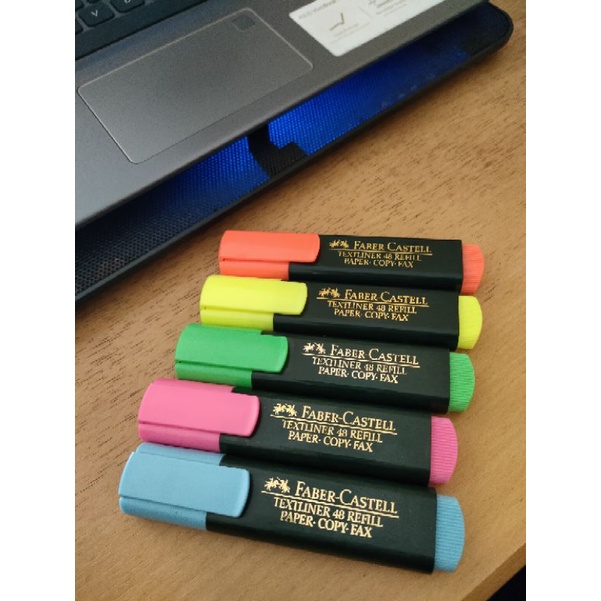 

highlighter stabilo faber castell berwarna