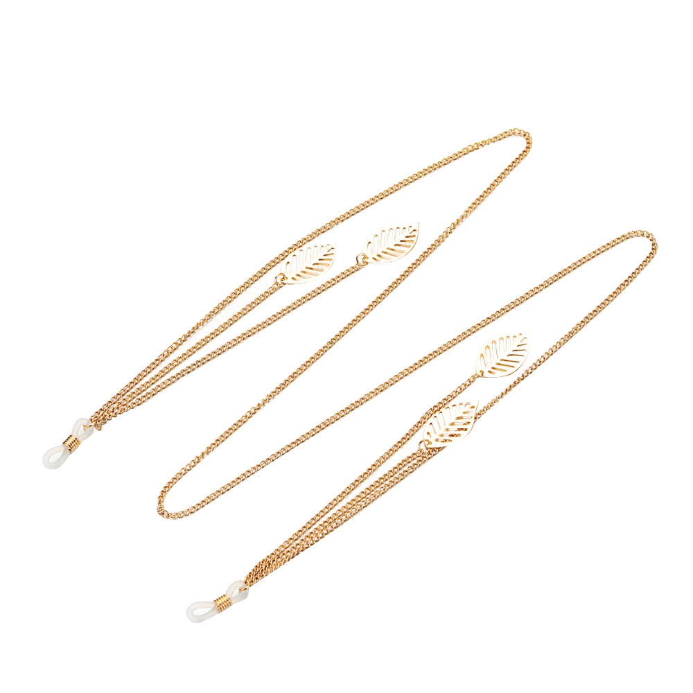 Pistachio Tali Lanyard Holder Kacamata Baca Hias Mutiara Anti Hilang Untuk Pria / Wanita-YJL066