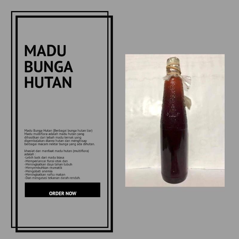 

BUNGA HUTAN - MADU HUTAN ASLI BUKIT BATU