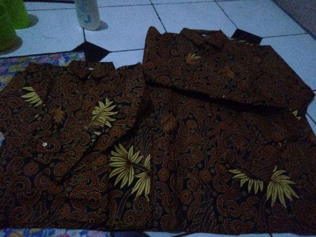 Seragam Batik Kemeja/ Hem Pria Lengan Panjang Jumbo Size M L Xl Xxl Xxxl Xxxxl