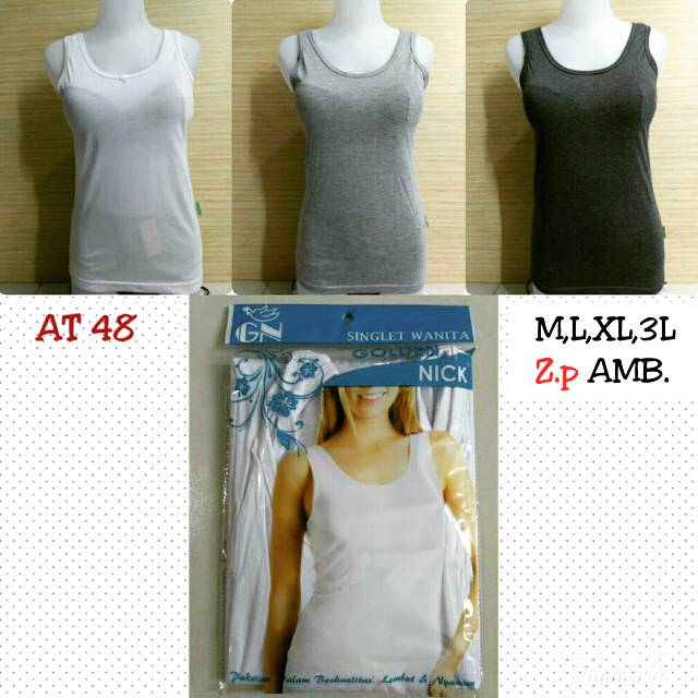 ATASAN 48,singlet wanita,tengtop cewek murah