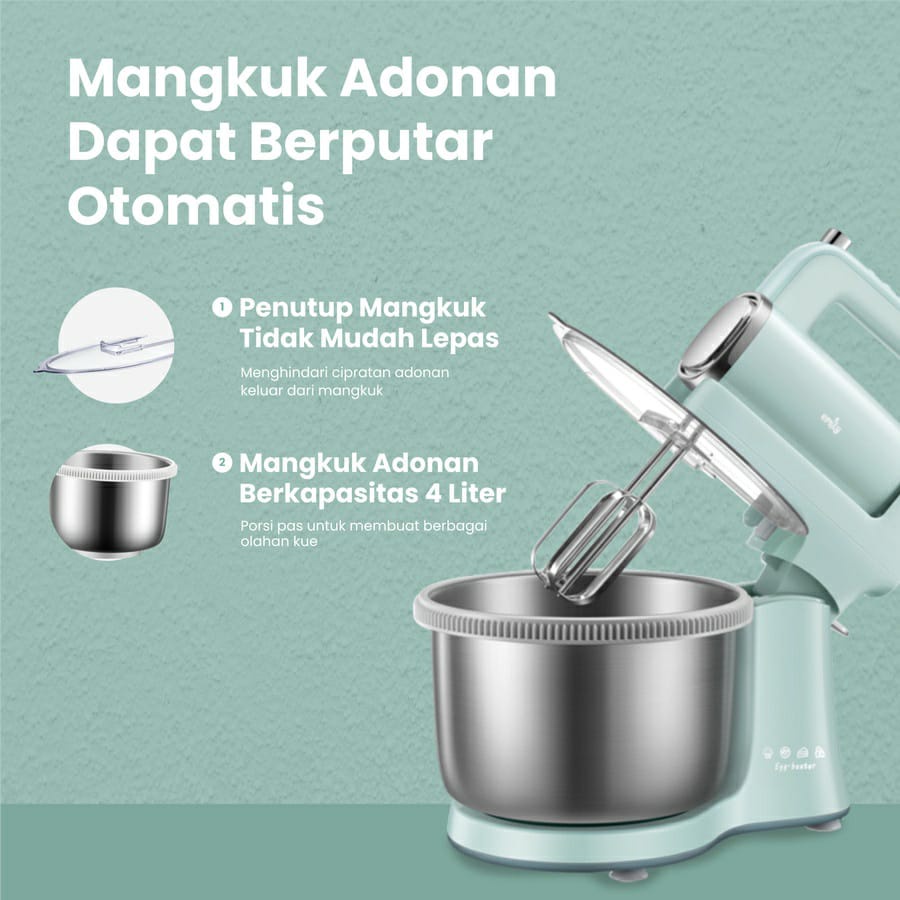 Emily Digital Stand Mixer 4L (EHM-93002)