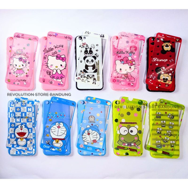 Silikon Hp Vivo Y69 1714 Motif Karakter Doraemon Hello Kitty Keroppi Mickey Minnie Mouse Panda Stitc