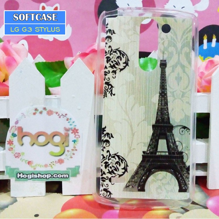LG G3 Stylus - Softcase Custom Case Softclear Paris Art